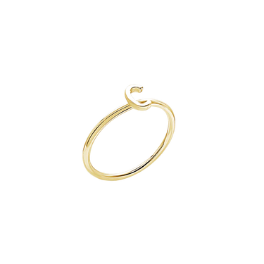 Amare Wear Initial Stackable Rings
