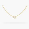 Birthday Necklace April - Diamond 14k gold necklace | Amare Wear Handmade Jewelry | Permanent Jewelry | Fine Jewelry | San Francisco  Edit alt text