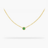 Birthday Necklace August - Peridot 14k gold necklace | Amare Wear Handmade Jewelry | Permanent Jewelry | Fine Jewelry | San Francisco 